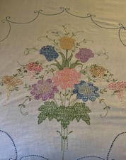 Topper letto vintage cotone