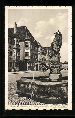 Bayreuth vecchia fontana - vecchia,