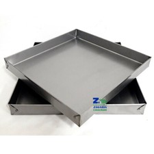 BIS TEGAMI TEGLIE IN FERRO Cm 35X35X4,5h - Cm 38X38X4,5 h PER PIZZA FOCACCIA