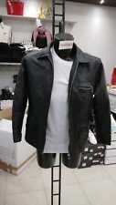 GIUBBOTTO BOMBOOGIE Uomo Man Pelle Nero  VINTAGE tg L  MON1502LZ