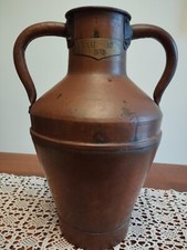 Grande antica anfora in rame