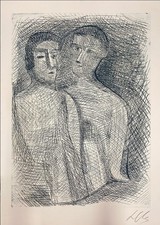 Sandro Chia R.S. (Reciproca Scoperta) Straordinaria Grande Incisione 