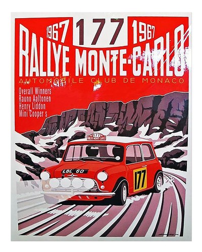Vintage rally monte carlo - vintage,