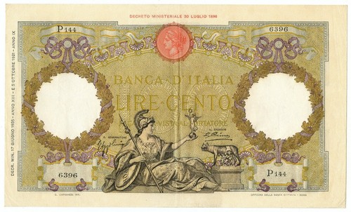 100 lire capranesi - 100,