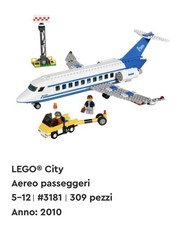 Lego 3181 Passenger Plane /