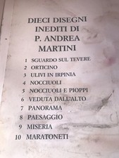 Padre Andrea Martini  10 Disegni  Prove D’Autore (leggi) Tavole Numerate Uniche