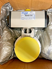 TRU-FLO BFY-316L-MT MT26.DA.F05-F07.CH17 con valvola a farfalla 4" 2 vie SS Italy