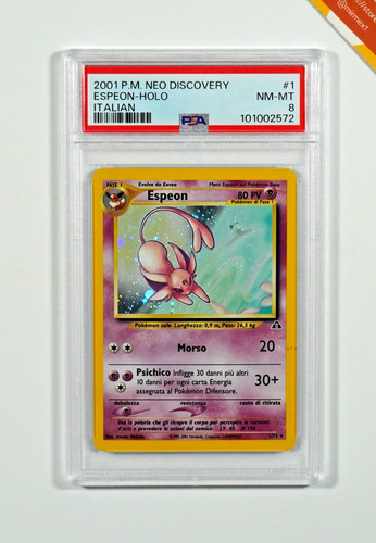 Pokemon psa espeon 1 holo - pokemon,
