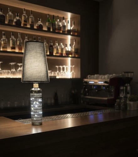 Lampada artigianale base gin - lampada,