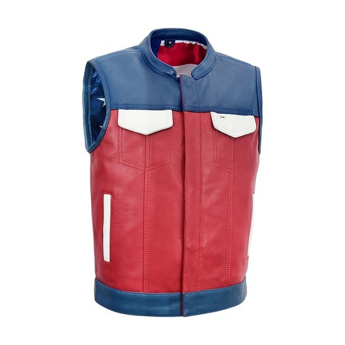 Gilet motociclista uomo stile - gilet,