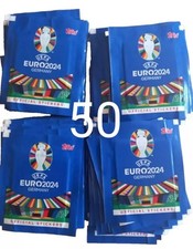 topps lotto 50x bustine booster stickers Germany Euro 2024