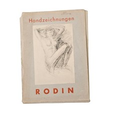 Rodin Disegni A Mano Cartella Circa 1930 14 Tavole Disegni Di Nudo Rari Artista