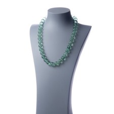 Collana lunga fluorite verde - collana,