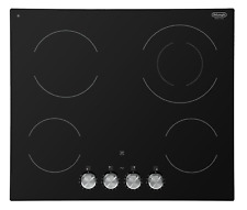 DE LONGHI PVC61FK PIANO COTTURA ELETTRICO 60 CM 4 ZONE NERO