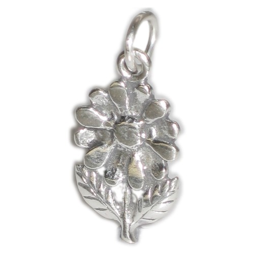 Ciondolo fiore argento - fiore,