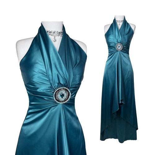 Abito vintage raso color - abito,