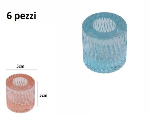 Set pezzi porta candele - pezzi,