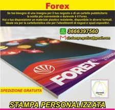 Pannello Lastra Forex pvc bianco 3 mm  5mm bianco forex STAMPA ALTA QUALITA'