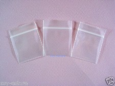 500 sacchetti di immagazzinaggio in polietilene trasparente con cerniera SPESSI richiudibili 4 Mil_1,5" x 2"_40 x 50 mm