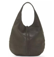 Borsa a tracolla Lucky Brand Mia Hobo in pelle nera extra large minimalista bohemien 