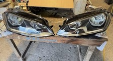 Coppia fari anteriori Originali Volkswagen Golf 7 Vw Pari Al Nuovo