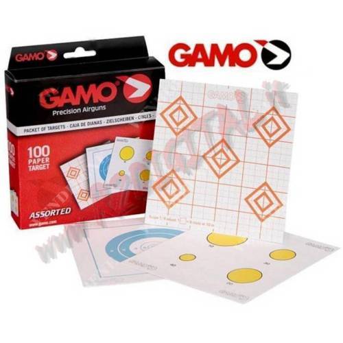 Bersaglio 14x14 gamo assortiti - 14x14,
