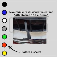 1x Leva chiusura di sicurezza del cofano compatibile con Alfa Romeo 159 e Brera