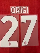 KIT ORIGI 27 BIANCO X MAGLIA CALCIO MILAN 22-23 NUOVO NEW