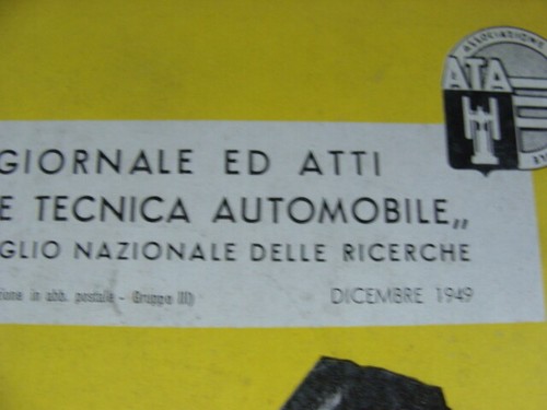 Rivista ata 1949 fiat - fiat, bianchi