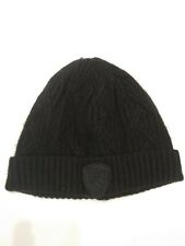 BLAUER Cappello Uomo Berretto Cuffia Lana Nero Originale