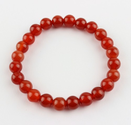 Corniola bracciale elastico - corniola,