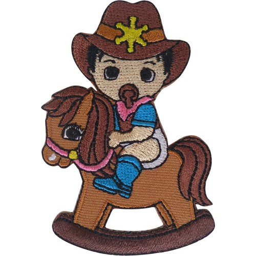 Cowboy baby rocking horse - cowboy,