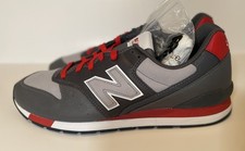 Sneaker uomo New Balance FIGS x 996 grigio rosso nuova senza scatola taglia 12