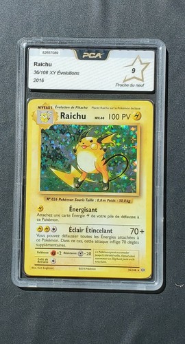 Carte pokémon raichu 108 - carte,