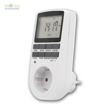 Timer Digitale 24h Presa Timer Settimanale 10Programmi 3680W