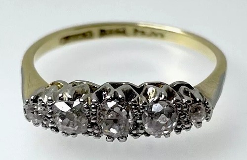 Anello metà eternity antico - anello,