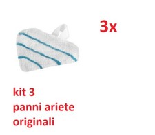  ariete kit 3pz  PannI per Vaporetto  Ricambi Scopa a Vapore Steam Mop 4164