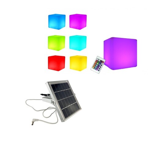 7even led design solar cube - led,
