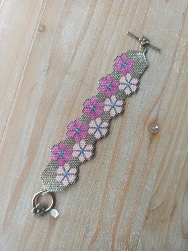 Bracciale perline vetro miyuki - perline,