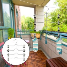  Stampelle Per Pantaloni Attaccapanni Gonne Gruccia Appendiabiti Con Clip