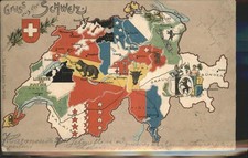 Helvetia Svizzera Cantoni