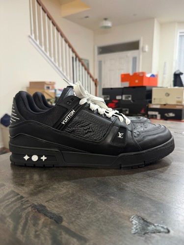 Louis vuitton trainer black - vuitton, 'black