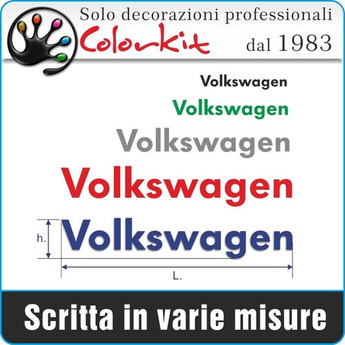 Coppia scritte volkswagen - coppia,