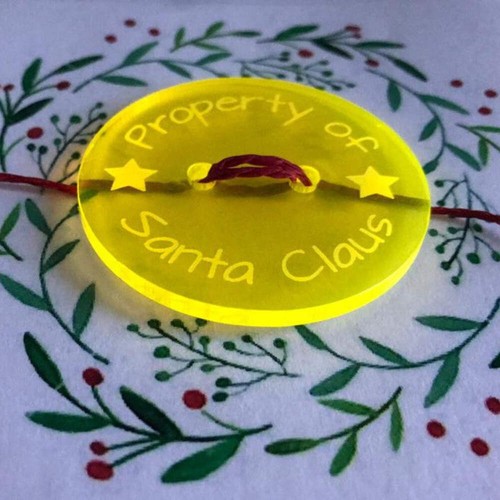 Babbo natale bottone - babbo,
