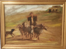 "IL PASTORE" dipinto acrilico
