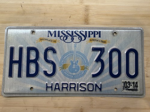 Vintage mississippi number - mississippi,