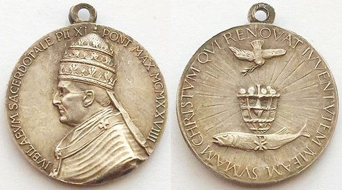 Medaglia pio giubileo - -,