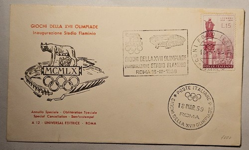 Busta fdc olimpiadi roma - olimpiadi,