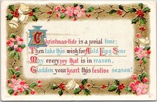 Cartolina d'epoca di Natale in