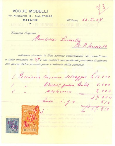 1957 milano via andegari - andegari, 18